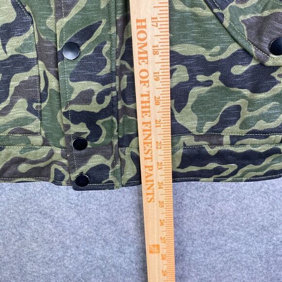 Kane & Unke Camo Bomber Jacket Size Small Boxy Crop Fit Utility Military - Picture 6 of 8